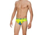 Men Training Swimwear Brief Following Curacao Pix Blue - Image 