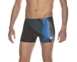 Men Training Swimwear Short Viborg Black Tuqruoise - Image 