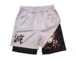 Men Mesh Kitsune Shorts - Image 