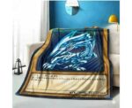 Blue Eyes White Dragon Japanese Edition Blanket Cotton - Image 