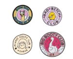 Funny Circular Badges Enamel Pins - Image 