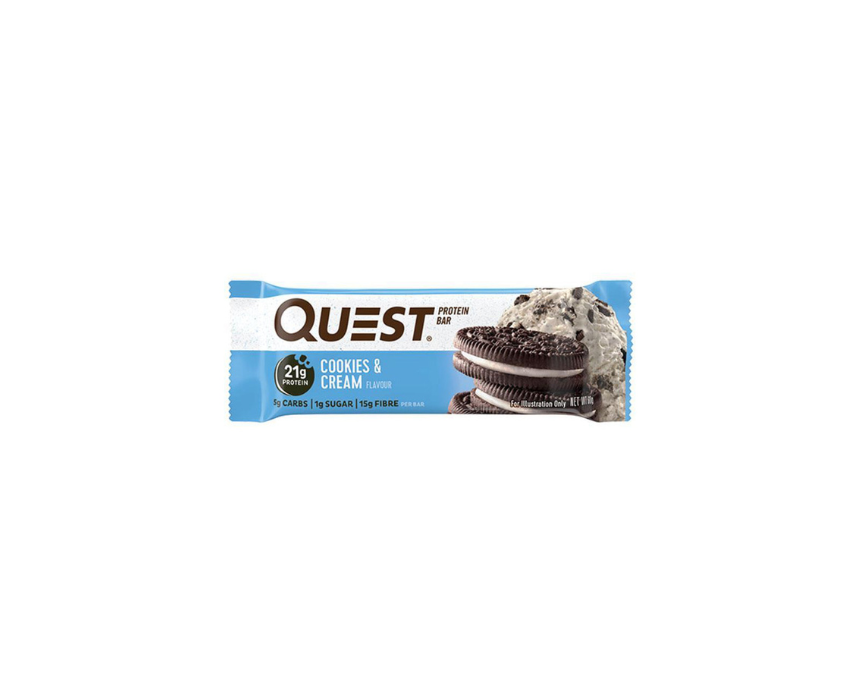 Quest Protein Bar Cookies And Cream 60 g Quest Protein Bar Cookies And Cream 60 g - Image 1