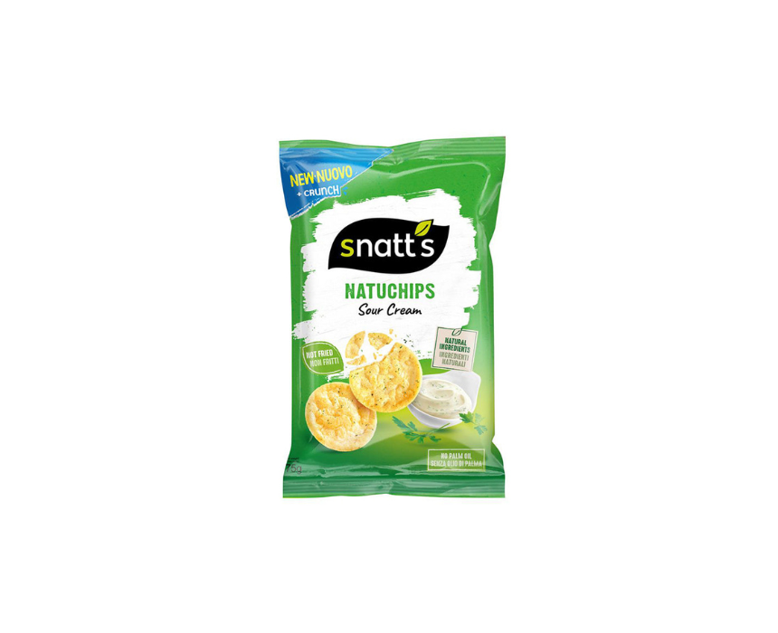 Snatts Snack Natuchips Sour Cream 75 g Snatts Snack Natuchips Sour Cream 75 g - Image 1
