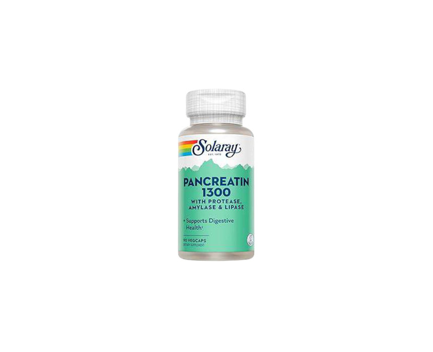 Solaray Pancreatin 1300Mg 90 Capsules Solaray Pancreatin 1300Mg 90 Capsules - Image 1