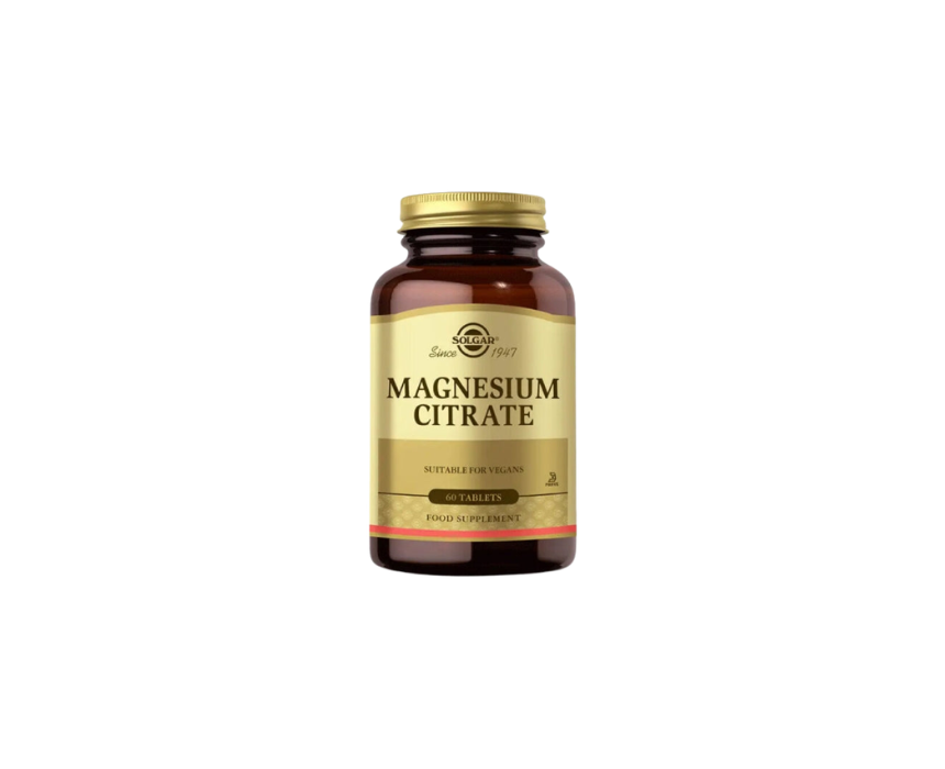 Solgar Magnesium Citrate 200Mg 60 Tablets Solgar Magnesium Citrate 200Mg 60 Tablets - Image 1