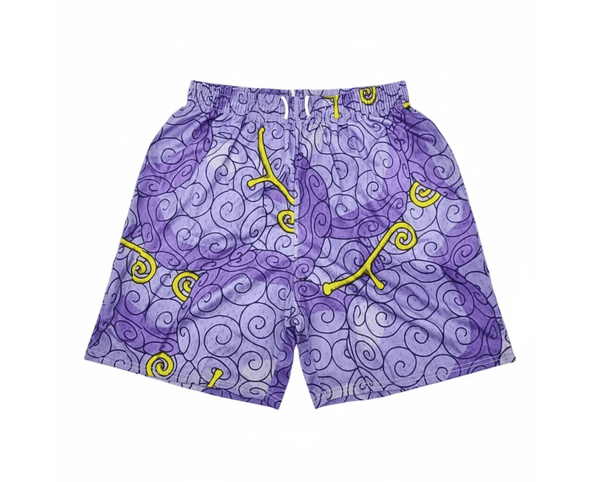 Untitled design Gum Gum Devil Fruit Mesh Shorts - Image 1