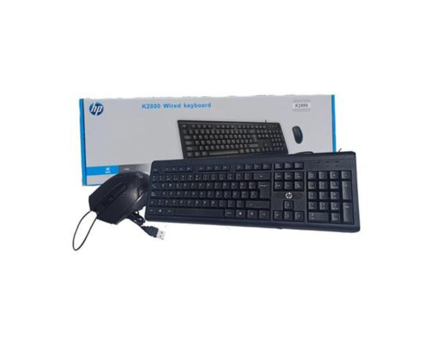Untitled design (12) HP K2800 Wired Keyboard and Mouse in Black - Image 1