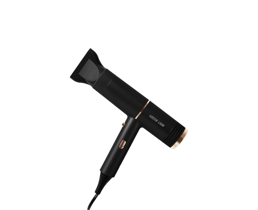 Untitled design (13) Green Lion Bristol Hair Dryer Black - Image 1