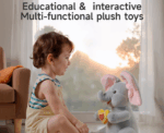 Interactive Peekaboo Elephant Toy - Image 