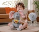 Interactive Peekaboo Elephant Toy - Image 