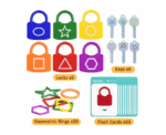 Shape Pairing Learning Locks Toy - Image 