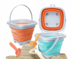 Foldable Sand Buckets Beach Set for Kids - Image 