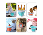 Foldable Sand Buckets Beach Set for Kids - Image 