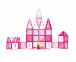 Castle Magnetic Tiles in Pink - Image 