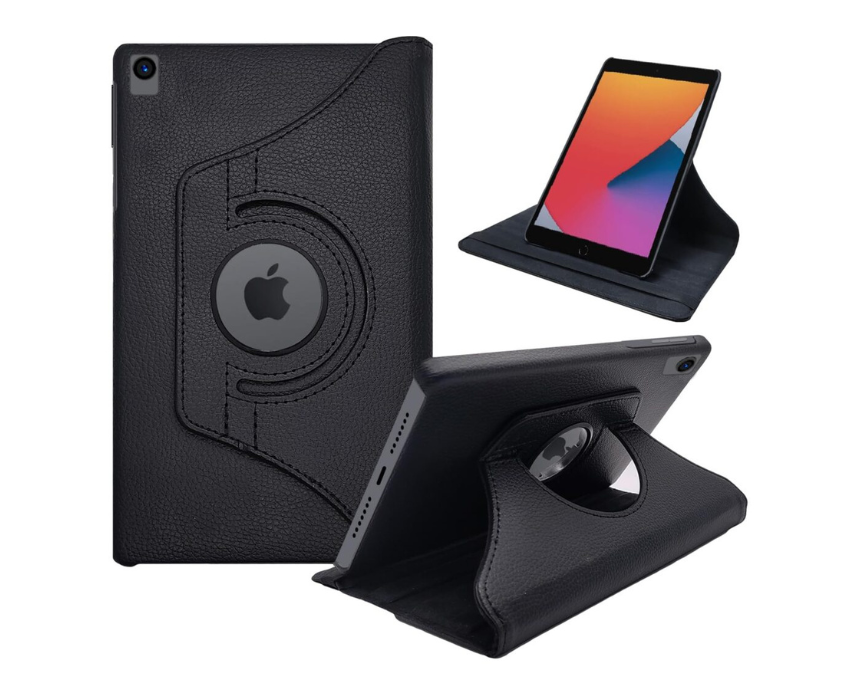 Untitled design (4) iPad 9th Gen 10.2 10.5 Inch Smart Flip Case in Black - Image 1