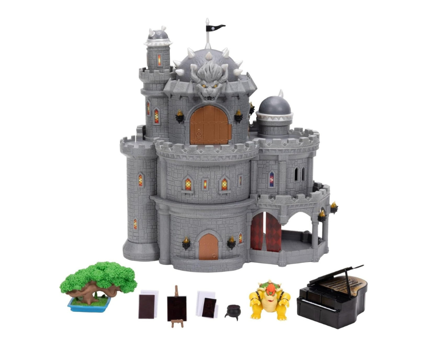 Untitled design (58) Super Mario Movie Deluxe Bowser Castle Playset - Image 1