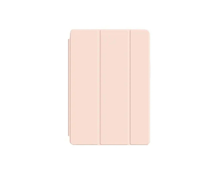 Untitled design (9) Mocome iPad Pro 11 2024 Leather Case with Pen Slot in Pink - Image 1