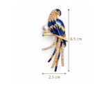 Blue Pearl Bird Brooch - Image 