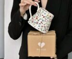 Floral Ceramic Mug Kitchen Tool - Image 