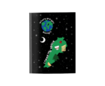 Lebanon Leaving Earth Illustration A6 Pocket Notebook - Image 