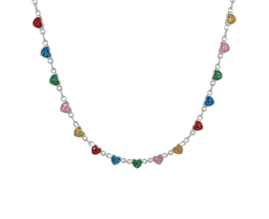 puzzle games, construction toys, educational toys, model building, creative hobbies, brain teaser, family activities, collectible decor Heart Anklet Colorful Style - Image 1