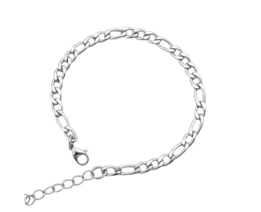 puzzle games, construction toys, educational toys, model building, creative hobbies, brain teaser, family activities, collectible decor Chain Bracelet Different Thicknesses - Image 1