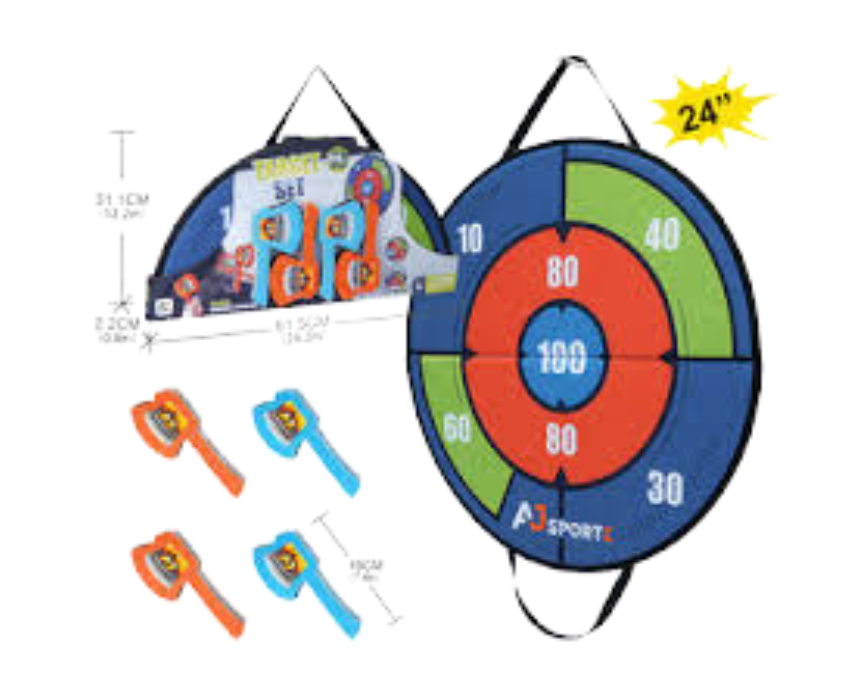 puzzle games, construction toys, educational toys, model building, creative hobbies, brain teaser, family activities, collectible decor Foldable Target Game Set - Image 1