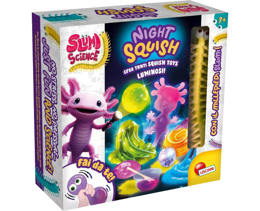 puzzle games, construction toys, educational toys, model building, creative hobbies, brain teaser, family activities, collectible decor Kids Night Squishy Toy - Image 1