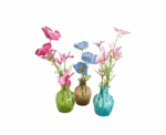 Colorful Glass Flower Vase - Image 