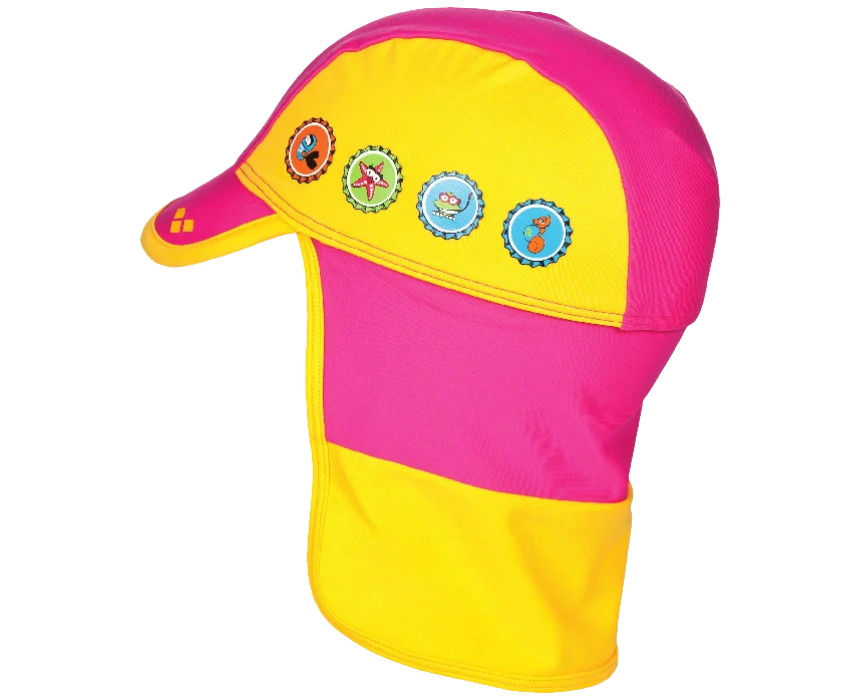 1 Arena Kids Water Tribe Crown Swim UV Cap - Image 1