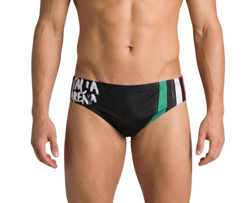 1 Arena Men Training Swimwear Country Flags Brief - Image 1
