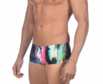 Arena Men Training Swimwear Vivid Low Waist Short Pink Multi - Image 