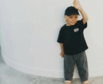 Boys Black Cotton T Shirt - Image 