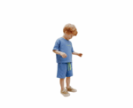 Boys Blue Shorts Set - Image 