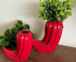 Red Pepper Flower Vase - Image 