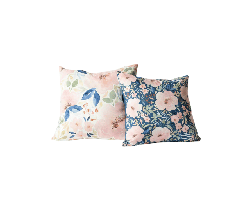 1 Floral Cushion Cover Set - Image 1