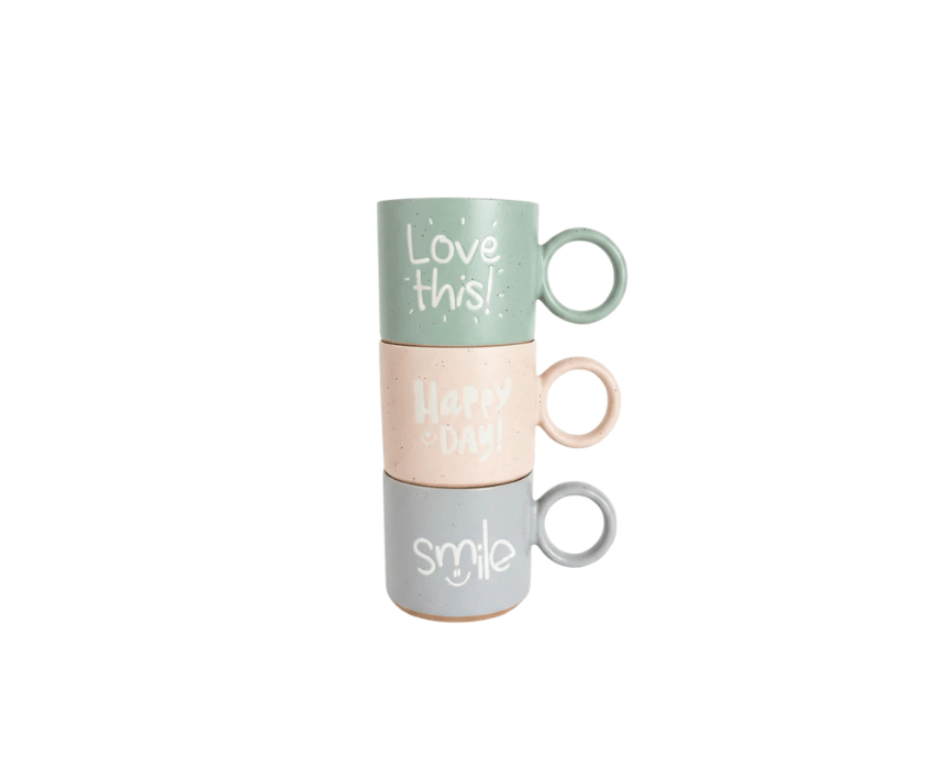 1 Pastel Ceramic Coffee Mug - Image 1