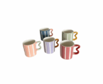Colorful Striped Coffee Mug - Image 