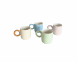 Pastel Ceramic Coffee Mug - Image 