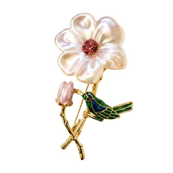 Blossom Bird Brooch