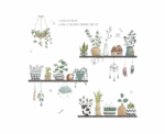 Floral Shelf Wall Sticker - Image 