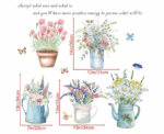Floral Quote Wall Decal - Image 