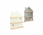 Wooden House Wall Shelf - Image 