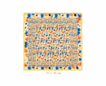 Women Floral Square Scarf - Image 