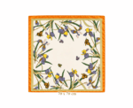 Women Iris Floral Scarf - Image 