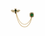 Women Bee Chatelaine Brooch - Image 