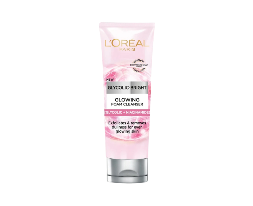 1 L'oreal Glycolic Bright Cleanser Foam - Image 1