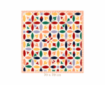 Women Geometric Print Scarf - Image 