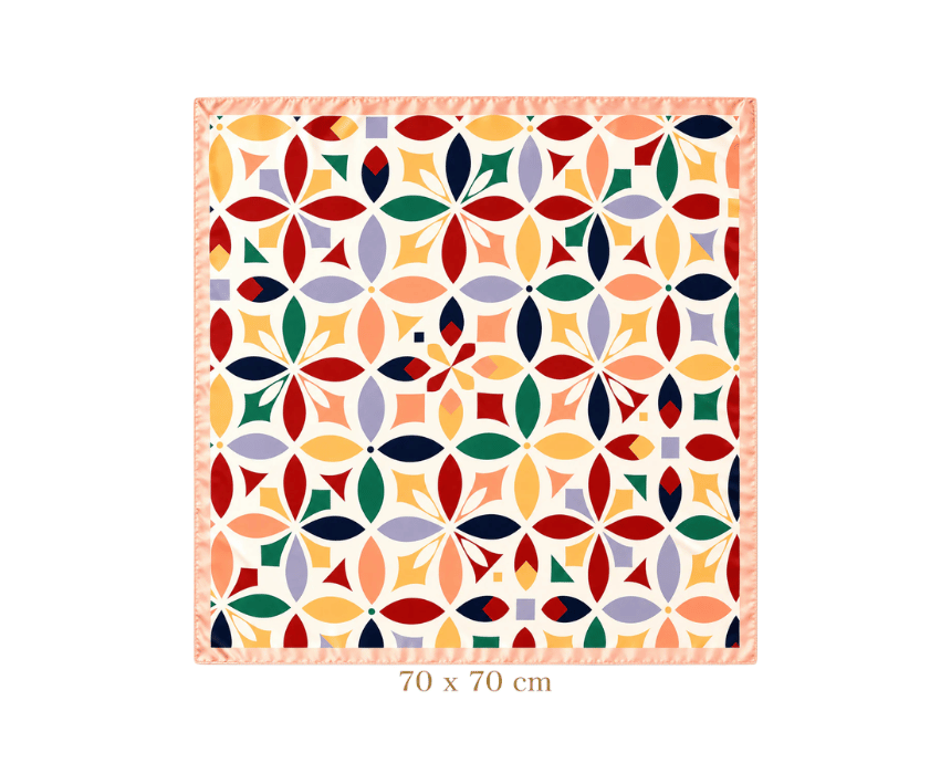 1 Women Geometric Print Scarf - Image 1
