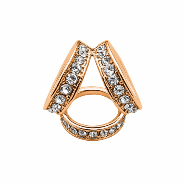 Women Crystal Scarf Ring